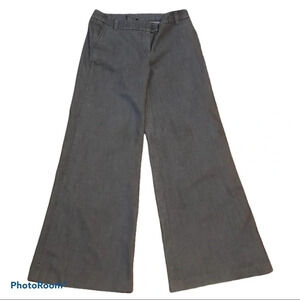 Bedo grey high  waisted wide legs denim jeans pants 8